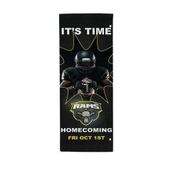 18 Inch X 48 Inch Vinyl Boulevard Banner Single-Sided