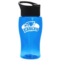 18 Oz Transparent Bottle With Pop-Up Sip Lid