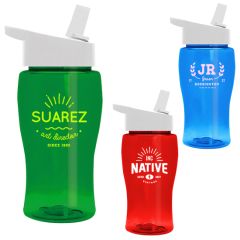 18 Oz Bottle - Handle Straw Lid