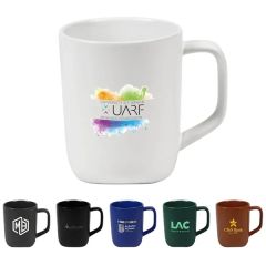 18 Oz Ceramic Mug With Triangle Bottom