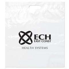 18W X 20h Die Cut Handle Bag - Flexo Ink Print