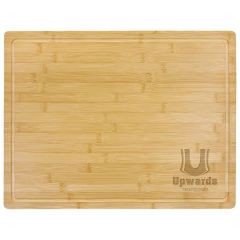 19 3/4 Inch X 15 Inch Bamboo Cutting Board With Juice Groove