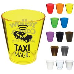 1.5 Oz Colored Plastic Shot Glass