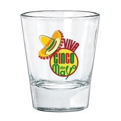 1.75 Ozshot Glass - Usa, Full Color Digital