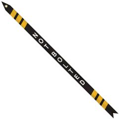 1 1/2 Inch X 36 Inch Custom Printed Nylon Streamer