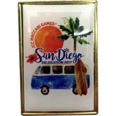 1 1/4 Inch W X 1 Inch H Rectangle Vertical Digistock Lapel Pins