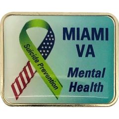 1 1/4 Inch W X 3/4 Inch H Rounded Rectangle Digistock Lapel Pins