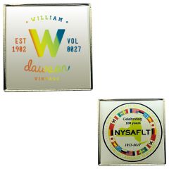 1 1/4 Inch W X 1 1/4 Inch H Square Digistock Lapel Pins