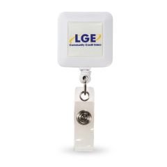 1 1/4 Inch X 1 1/4 Inch Square Shape Badge Retriever