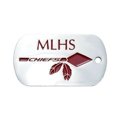 1 3/4 Inch Power Stamped Dog Tag
