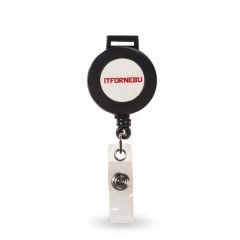 1 3/8 Inch X 1 1/4 Inch Round Shape Badge Retriever