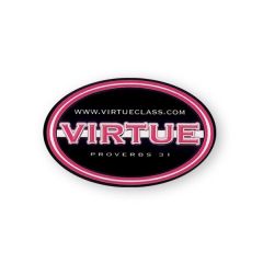 1 3/4 Inch X2 3/4 Inch  Oval Lapel Sticker Full Color