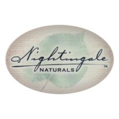 1 3/4 Inch X 2 3/4 Inch  Oval Button W/Safety Pin