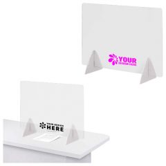 1/4 Inch  Distancing Barrier With Acrylic Legs