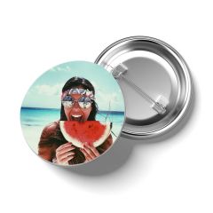 1.75 Inch  Round Custom Buttons- Rush Delivered In 48 Hours!