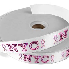1 Inch Badge Satinch Ribbon - 25yd Roll - Sparkle