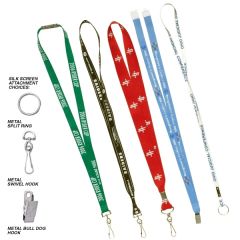 1 Inch Silk Screen Lanyard
