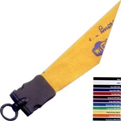 1 Inch Cotton Lanyard W/ Plastic Snap-Buckle Release & O-Ring
