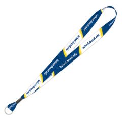 1 Inch Lanyard With Metal Crimp Or Sewn End