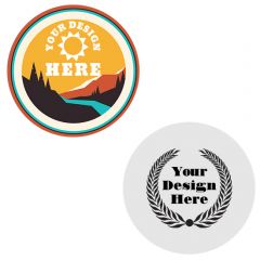 1 Inch Round Lapel Sticker Full Color