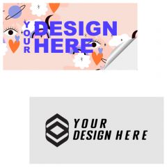 1 Inch X 2 Inch Rectangle Lapel Sticker Full Color