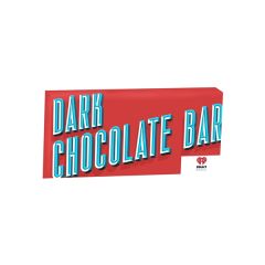 1 Oz Dark Chocolate Bar In Envelope Wrapper
