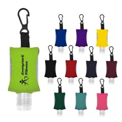 1 Oz Hand Sanitizer With EVA Case and Clip