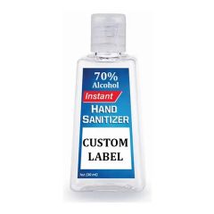 1 Oz Rectangle Anti-Bacterial Hand Sanitizer 61 Alcohol