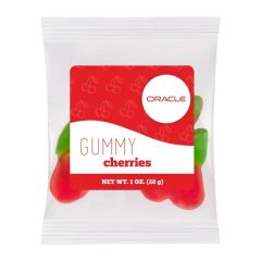 1 Oz Summer Promo Snax Bags - Gummy Cherries