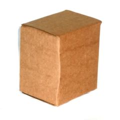 1 Piece Brown Gift Box 3.75 Inch X 3.5 Inch X 5 Inch - Inserted
