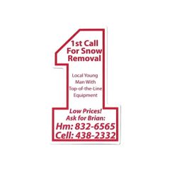 1 Shape Stock Magnet - 20mil