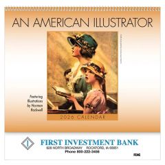2026 Spiral Bound An American Illustrator Wall Calendar