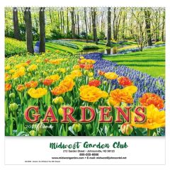 2026 Spiral Bound Gardens Wall Calendar