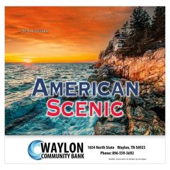 2026 Stapled American Scenic Wall Calendar