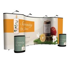 20 Ft Combination Arise Floor Display Kit Full Mural