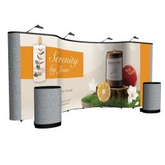 20 Ft Combination Arise Floor Kit Mural W/ Fabric Ends