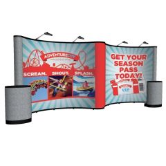 20 Ft Gullwing Show 'n Rise Floor Kit Mural, Fabric Ends