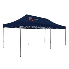 20 Ft Premium Tent Kit Imprinted, 1 Location