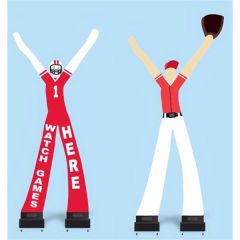 20 Ft Sports 2 Leg Fly Guy With 2 X High Power Fans Air Dancer