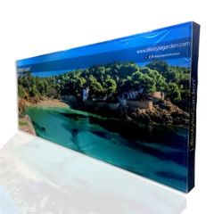 20 Ft Straight Adjustable Fabric Pop Up Wall