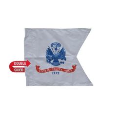 20 Inch X 27.75 Inch Guidon Military Sized Nylon Flag Double-Sided