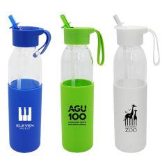 20 Oz Borosilicate Bottle With Silicone Sleeve