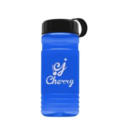 20 Oz Bottle With Tethered Lid