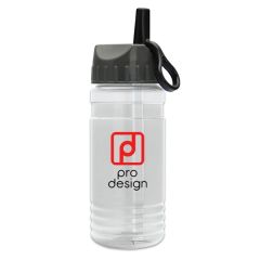 20 Oz Sports Bottle - Ring Straw Lid