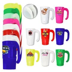 20 Oz Stackable Beer Stein 2 Side, Full Color Digital