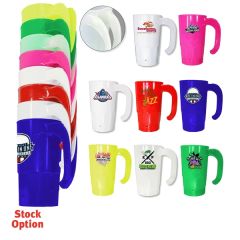 20 Oz Stackable Beer Stein, Full Color Digital