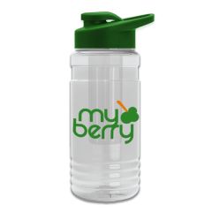 20 Oz Transparent Bottle With Drink Thru Lid And Infuser