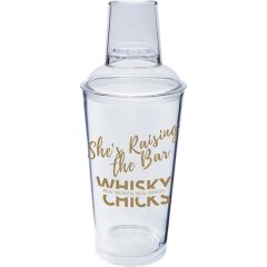 20 Oz Clear Plastic Pub Cocktail Shaker