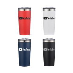 20 Oz Double Wall SS / PP Tumbler With Clear Lid
