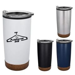 20 Oz Full Color Cork Bottom Stainless Steel Tumbler